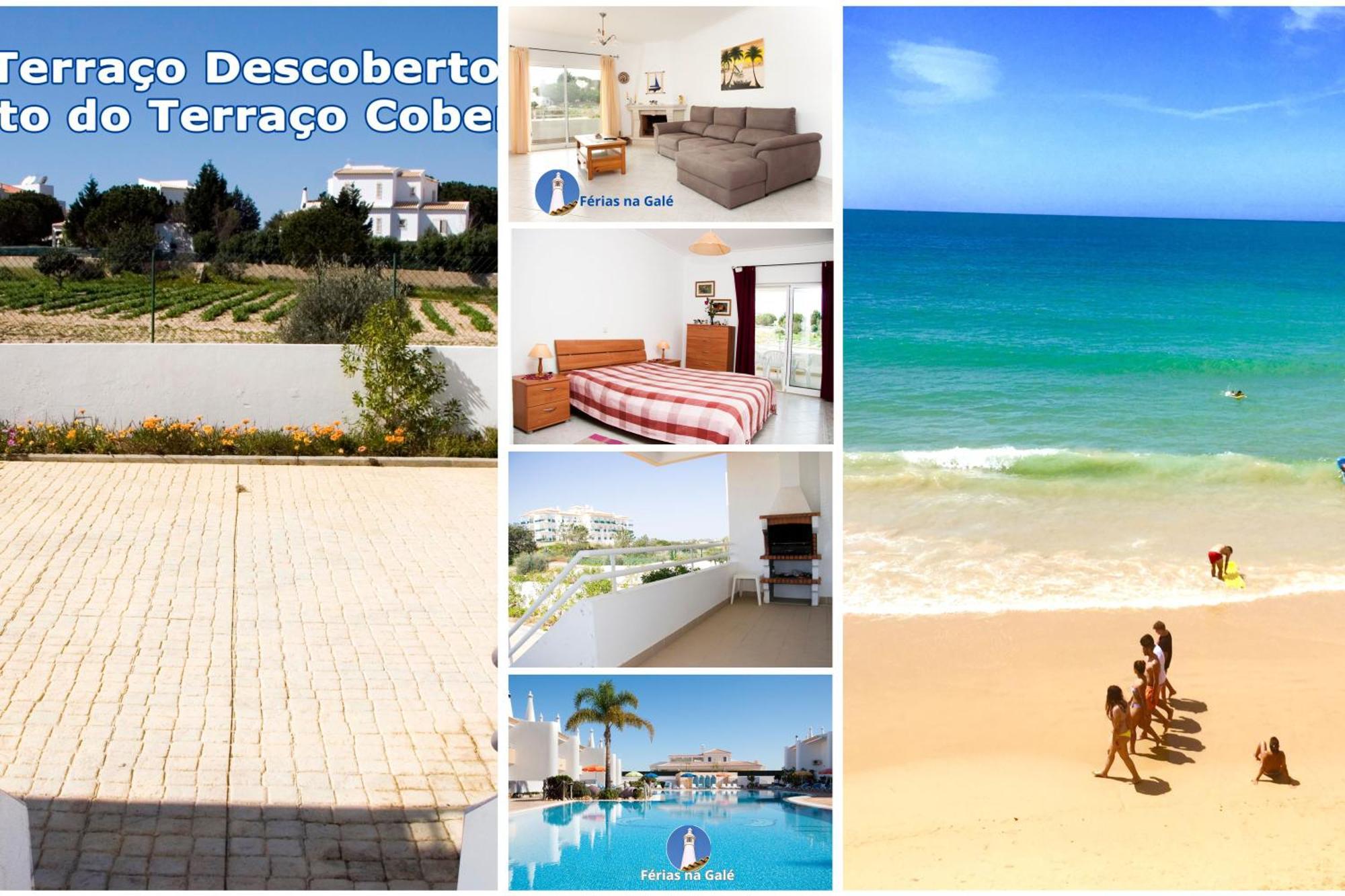 Os Apartamentos A Ramos Na Praia Da Gale Estao Inserido Em Condominio Com Piscina, Fica Apenas A 350 Metros Da Praia Da Gale - Apartamentos Com Ar Condicionado Tanto Nos Quartos Como Na Sala, Smart Tv Com Prime Video E Cozinha Completa Albufeira Exteriör bild